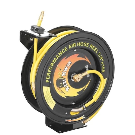 Pentagon Tool Pentagon Tool 83-DT5346 3260 Pentagon Tools 0.37 in. 300PSI Heavy Duty Retractable 100 ft. Air Hose & Reel Professional Grade 83-DT5346